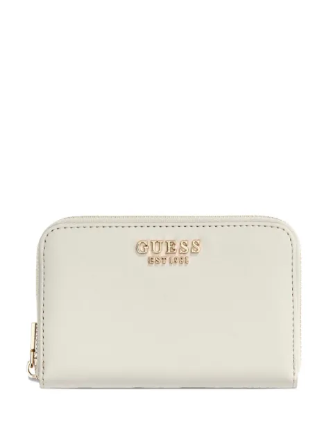 GUESS USA logo-plaque zip-around wallet Neutrals SWVC7459140