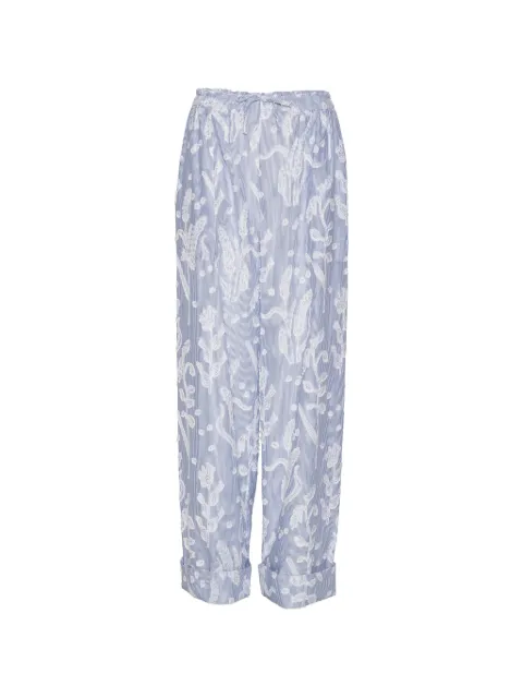 Henrik Vibskov Helmet fil-coupé trousers White SS26KEYF501