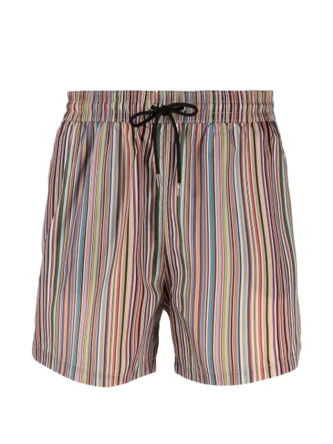MPS striped drawstring swim shorts Blue M1A239DA40674