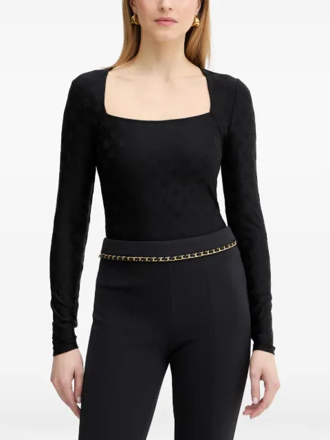 GUESS USA Elleona long-sleeve top Black W6RP45KA660