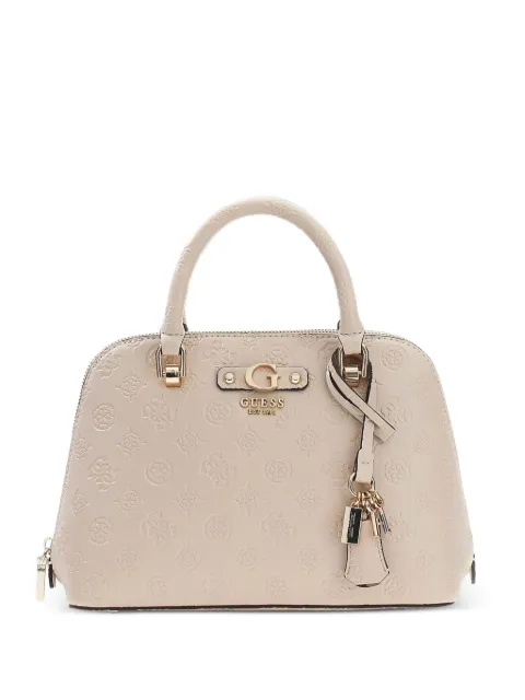 GUESS USA Dita embossed-logo tote bag Neutrals HWPD7602050