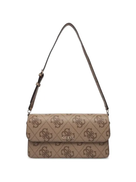 GUESS USA Sadie monogram-pattern crossbody bag Brown HWOS8118190