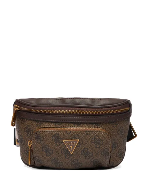 GUESS USA Milano Smart 4G Logo belt bag Brown HMEVZLP3231