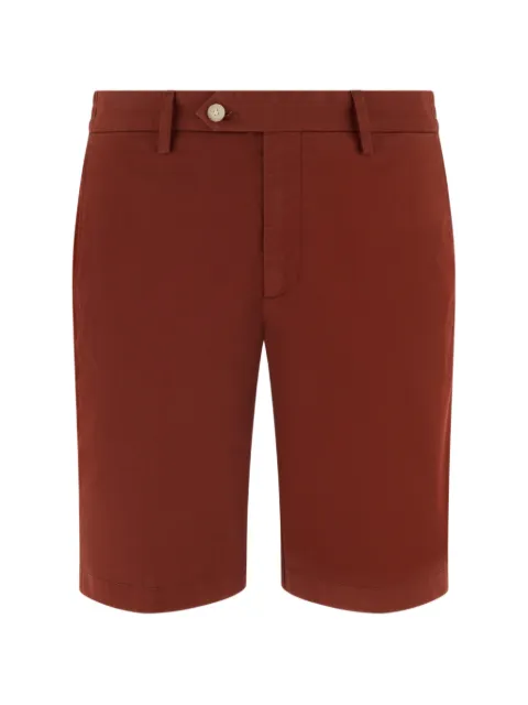Boggi Milano stretch-cotton chino shorts Brown BO26P076903