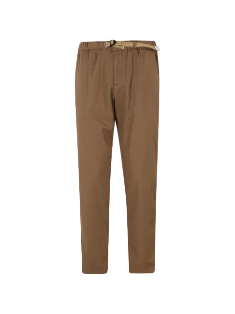 White Sand belted elasticated-waist trousers Brown 26SU6609098