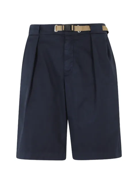 White Sand belted pleated shorts Blue 26SU52190