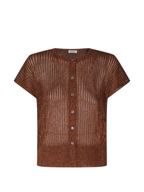 Roberto Collina open-knit cardigan Brown 261FXA37042098