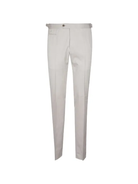 PT Torino herringbone-pattern side-adjuster trousers Neutrals COVSNFZC0CL1MA42