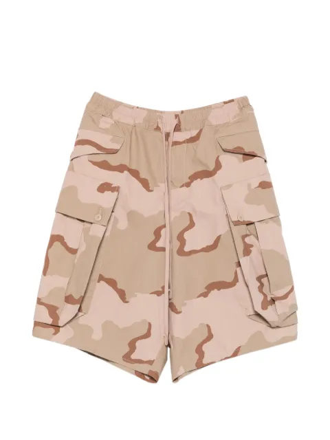 R13 camouflage-pattern cargo shorts Pink R13WR638R828B