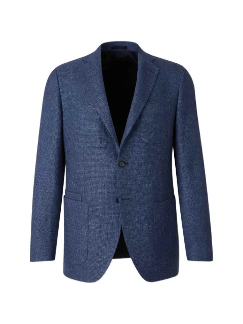 Scabal Kenton single-breasted jacket Blue KENTON