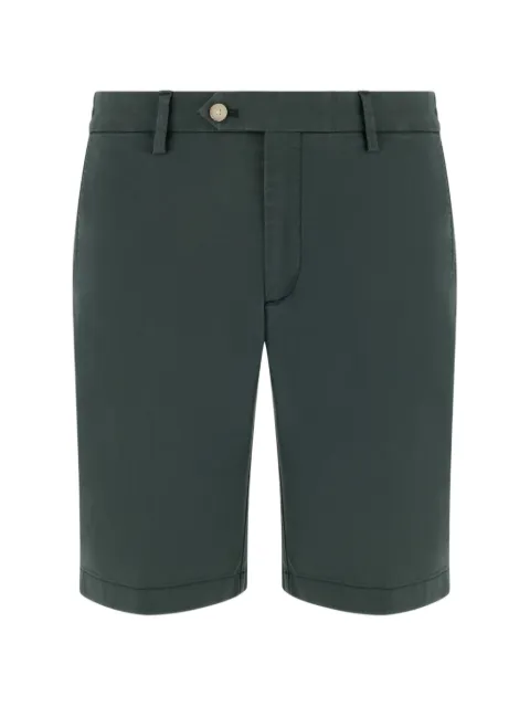 Boggi Milano elasticated-waist chino shorts Green BO26P076902