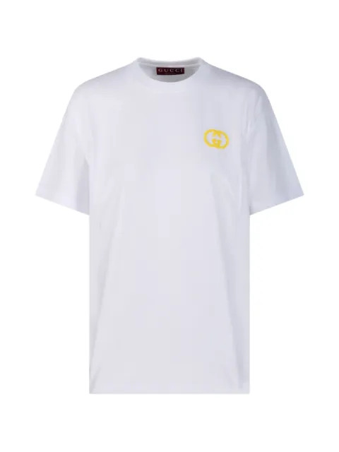 Gucci Interlocking-G logo-detail T-shirt White 837959PCEXXJHQ3