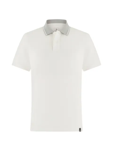 Boggi Milano S-Cafè piqué polo shirt White BO26P044503