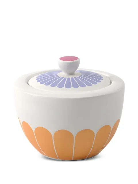 Villeroy & Boch Fleur Jam floral-print jar White 2201045540960