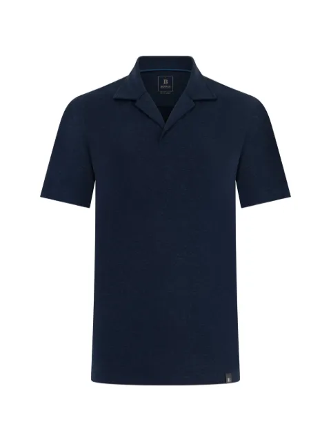 Boggi Milano V-neck short-sleeve T-shirt Blue BO26P044301