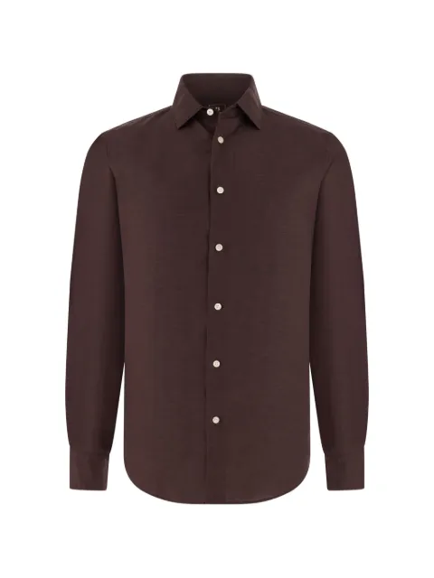 Boggi Milano long-sleeve shirt Brown BO26P015511