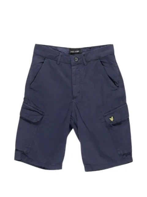 Lyle & Scott button-fastening cargo shorts Blue SH1815IT