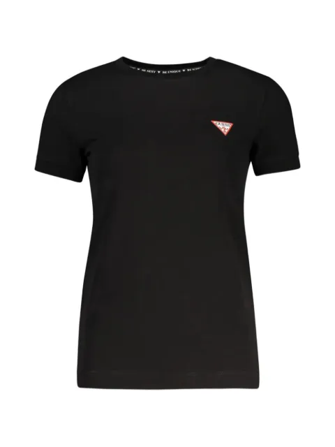 GUESS USA triangle-logo T-shirt Black W2YI44J1314