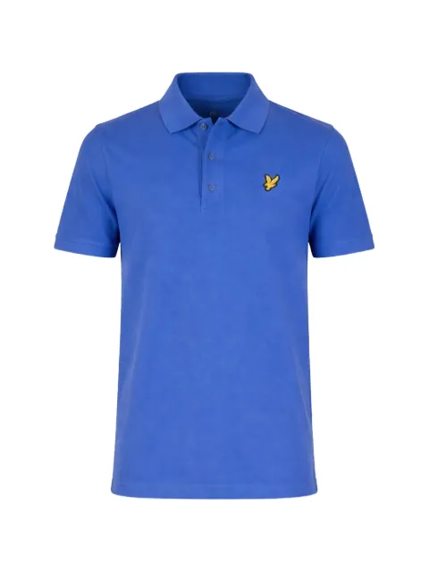 Lyle & Scott embroidered-logo polo shirt Blue SP400VOG