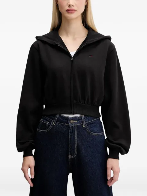Tommy Jeans zip-up hoodie Black DW0DW21590