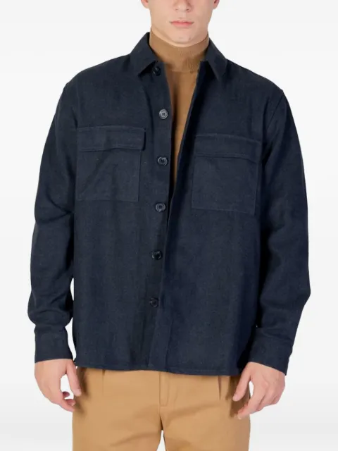 ONLY&SONS|Man long-sleeve button-down shirt Blue 22034929