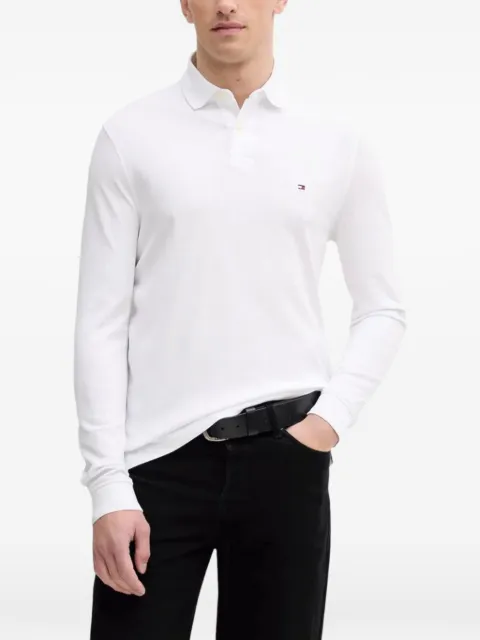 Tommy Hilfiger 1985 regular-fit long-sleeve polo shirt White MW0MW20183