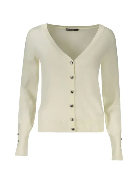 GUESS USA V-neck button-fastening cardigan Neutrals W2YR33Z2V62BIG012