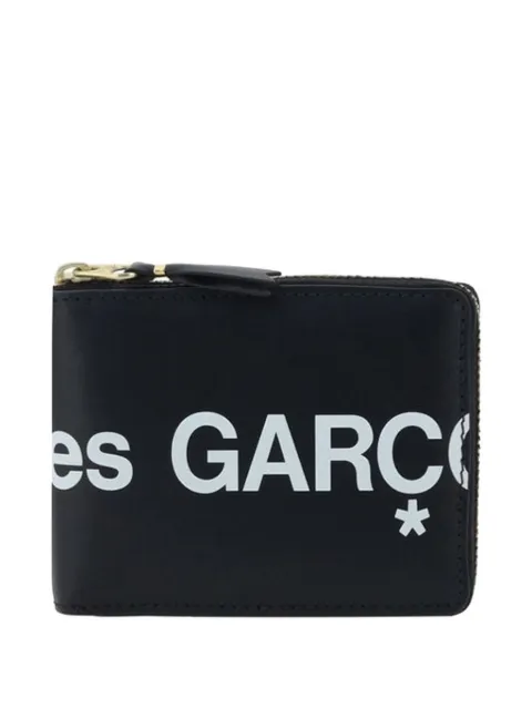 Comme Des Garçons logo-print zip-around wallet Black SA7100HL1