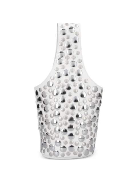 KHAITE Livia stud-embellishment tote bag White H2031890L890