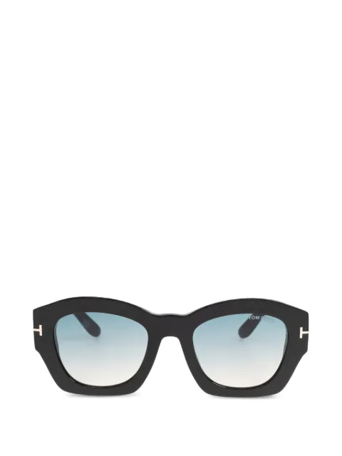 TOM FORD Eyewear Guilliana geometric-frame sunglasses Black FT1083