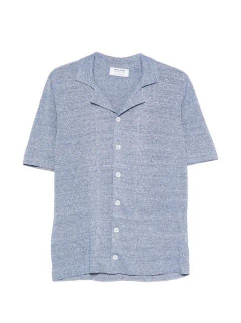Gran Sasso short-sleeve button-down polo shirt Blue 5718418637