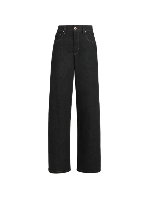 Brunello Cucinelli loose barrel trousers Blue ML134P4021