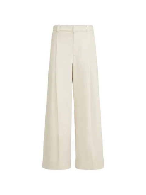Brunello Cucinelli pleated A-line trousers Neutrals MH137P4095C9815