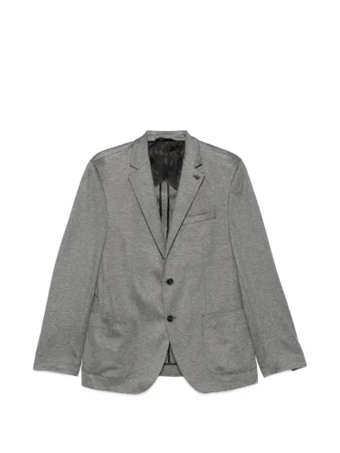 Karl Lagerfeld notched-lapels single-breasted blazer Grey 15528010563003