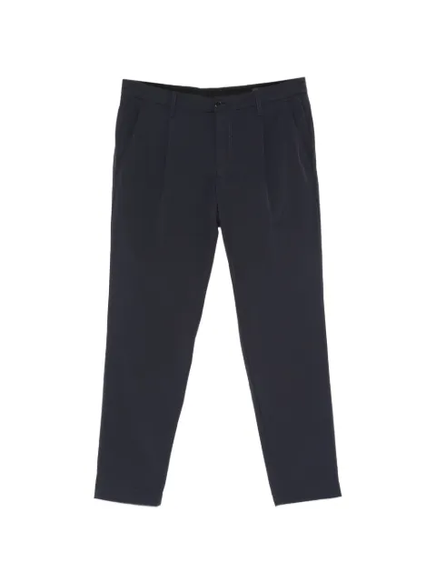 Karl Lagerfeld logo-plaque tapered trousers Blue 2653750563823