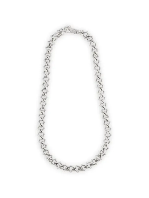 Emanuele Bicocchi polished sharp-chain necklace Silver BRAVCNL14