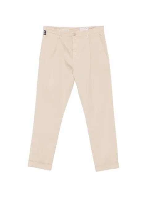 Jacob Cohën Henry pleated turn-up trousers Neutrals JUMP0003001S4322TR