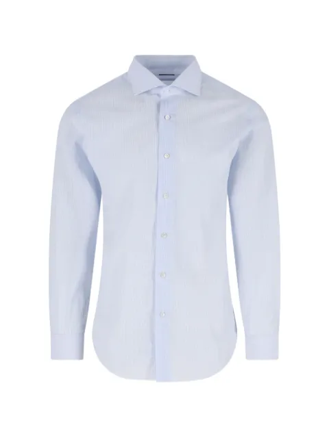Barba striped-pattern shirt Blue I1U13P0154042R