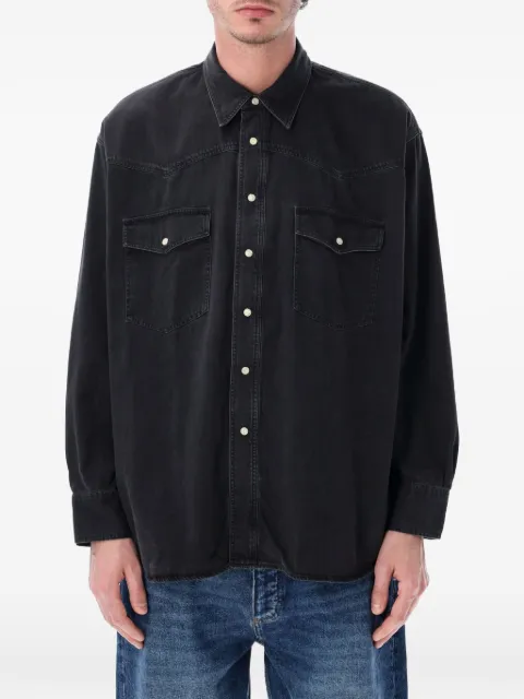 Studio Nicholson Texana denim shirt Black SNM1467WB