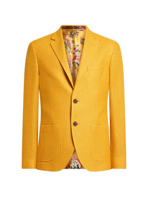 ETRO cotton jersey blazer Yellow MRCB000599JTE03