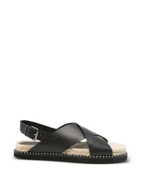 Castañer Tiago crossover-strap slingback sandals Black TIAGO261NEGRO