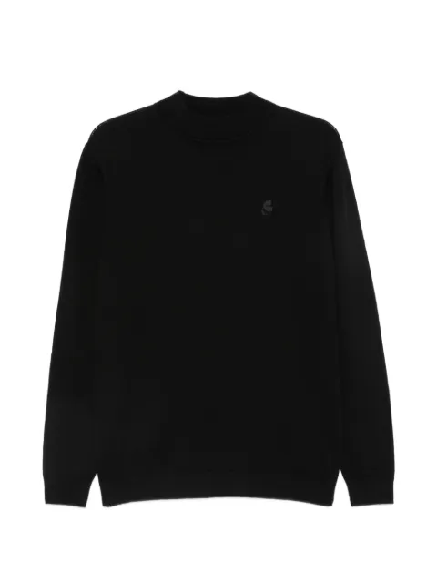 Karl Lagerfeld logo-patch sweater Black 6550020563300
