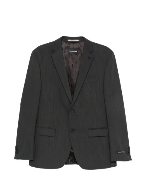 Karl Lagerfeld single-breasted jacket Grey 15560110500092