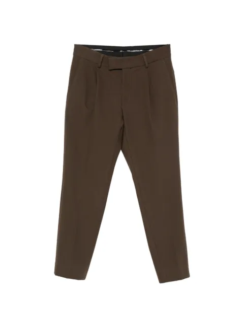 Karl Lagerfeld pleated-design trousers Brown 25508010563001