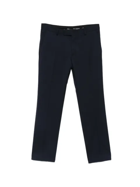 Karl Lagerfeld pressed-crease tailored trousers Blue 25500110563013
