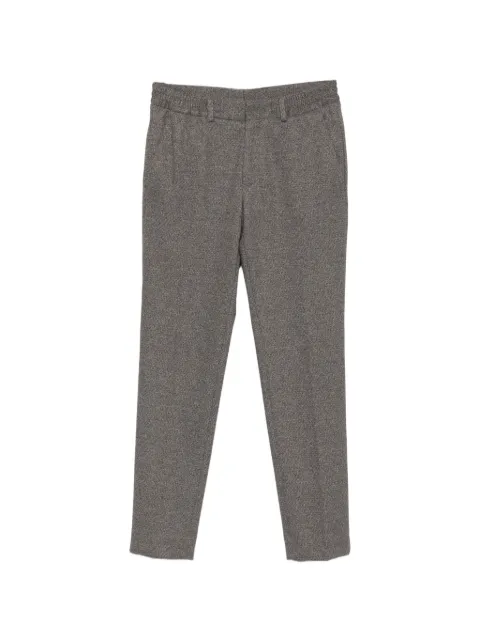 Karl Lagerfeld belt-loop tailored trousers Brown 25509310563015