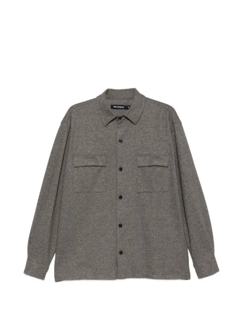 Karl Lagerfeld chest-pocket overshirt Grey 60597560563015