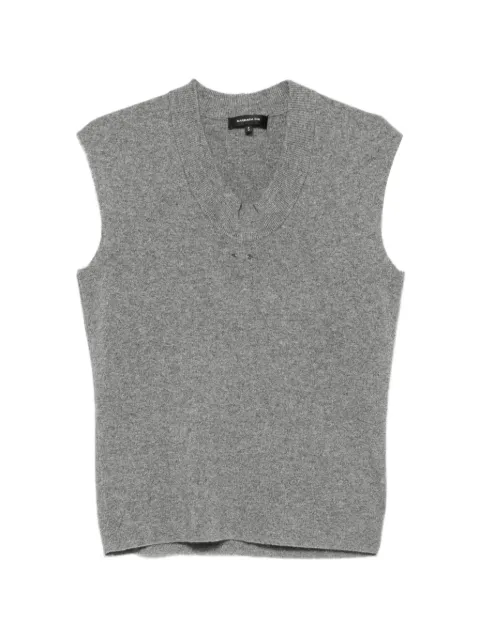 Barbara Bui ribbed-neck vest Grey G4228WXA