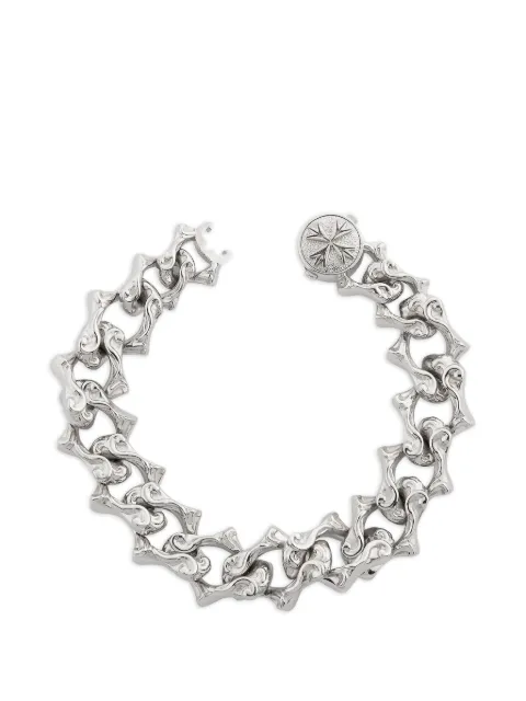 Emanuele Bicocchi Arabesque Sharp chain bracelet Silver BRAVCB14