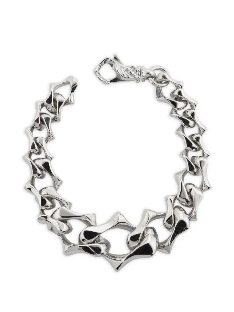 Emanuele Bicocchi polished sharp-chain bracelet Silver BRAVCBL16